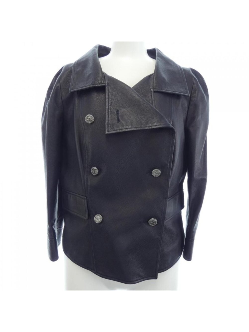 Chanel Leather Jacket Black